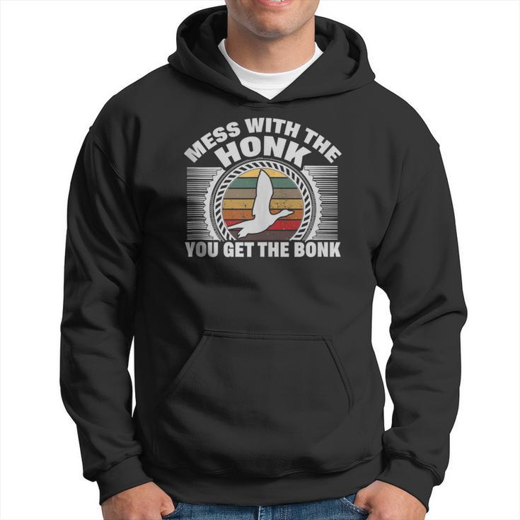 Funny Mean Goose Honk Quote  Hoodie