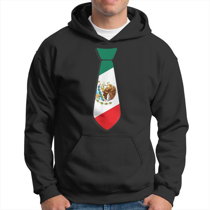 Funny Neck Tie T  Cinco De Mayo Mexican Flag Top Cinco De Mayo Funny Gifts Hoodie