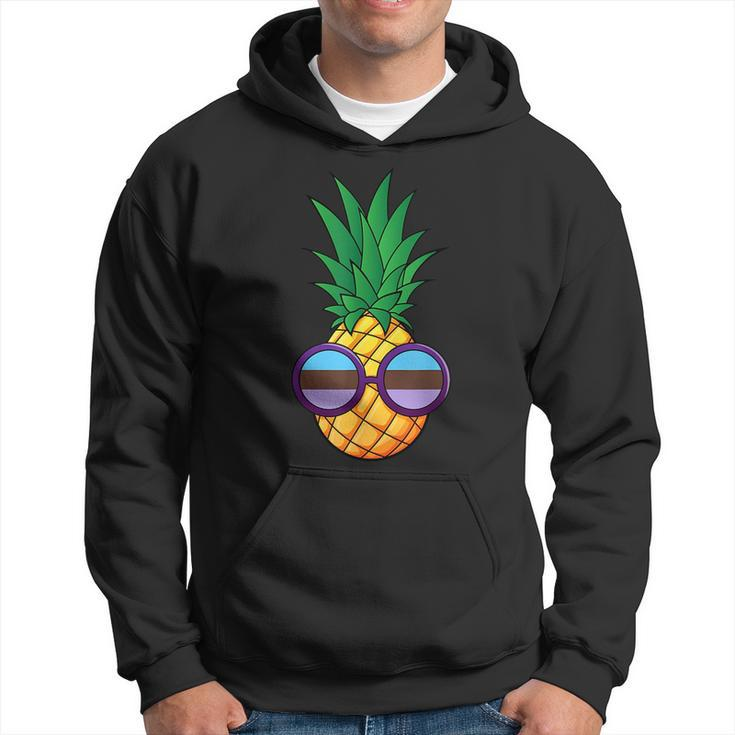 Funny Pineapple Androsexual Flag  Hoodie
