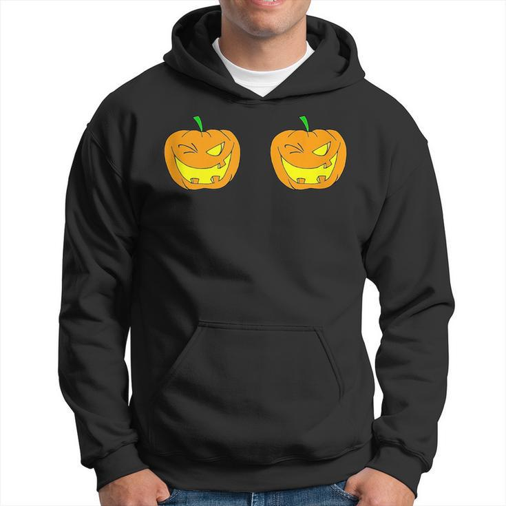 Funny Pumpkins Scary Costume Humor Veggy Ghosts Joke Hoodie