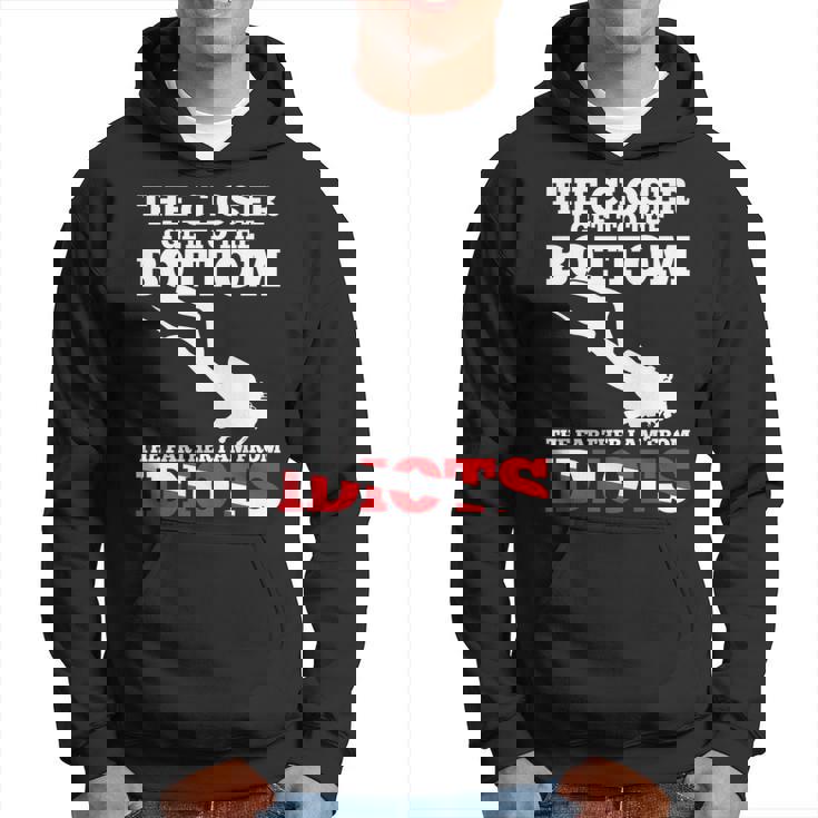 Scuba Diving Flag Dive Quote Scuba Diver Hoodie