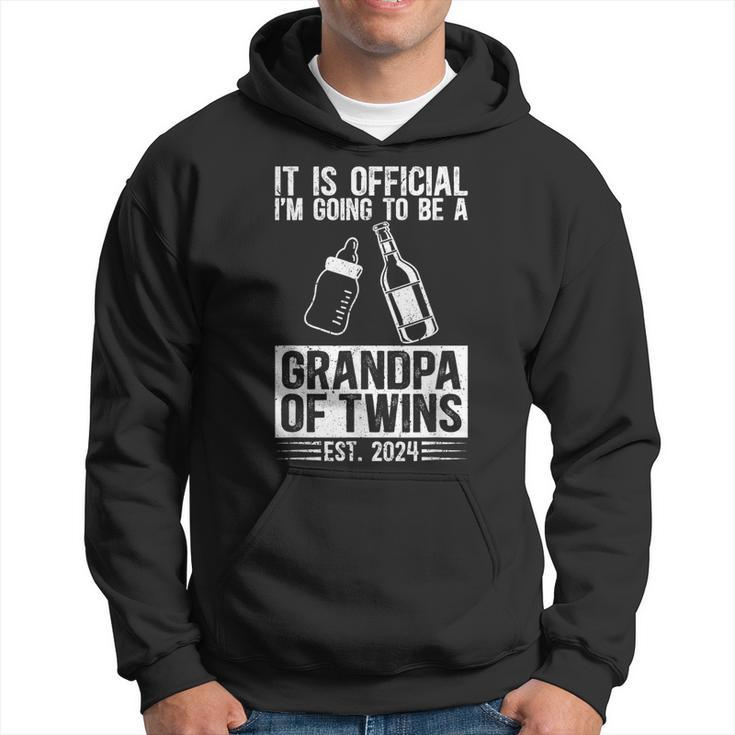 Be Future Grandpa Of Twins Promoted To Grandpa Of Twins 2024 Hoodie