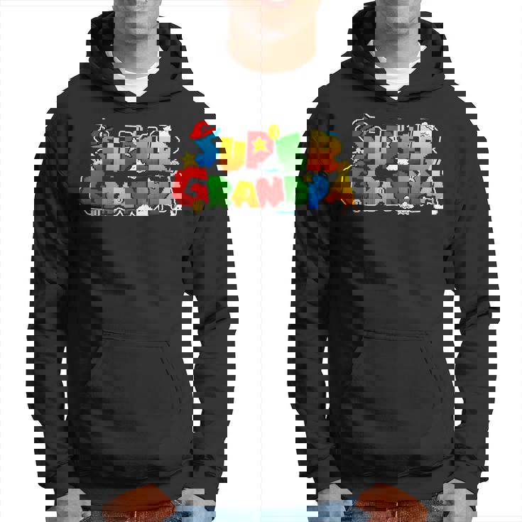 Gamer Super Grandpa Gamer For Grandpa Hoodie
