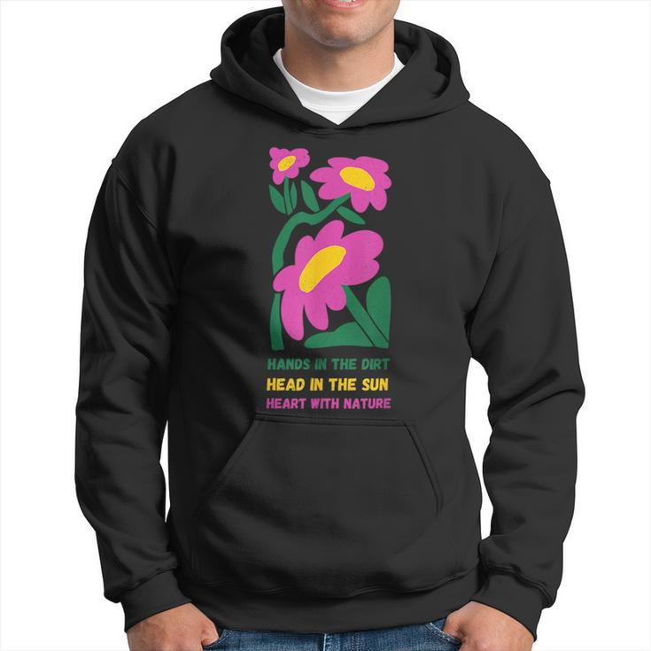 Gardening Lover Hands In The Dirt Heart With Nature  Hoodie