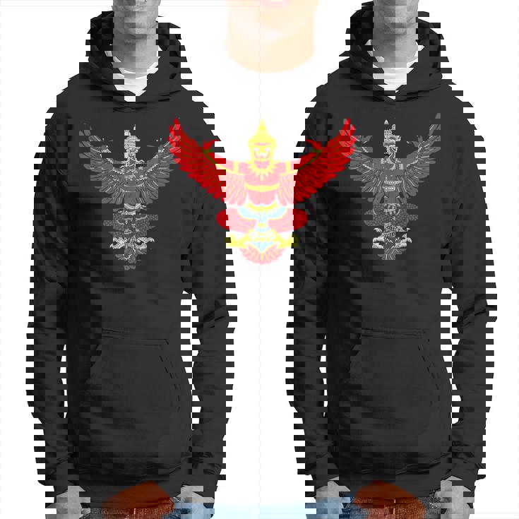 Garuda Emblem Of Thailand Thai Buddha Sabaidee Hoodie