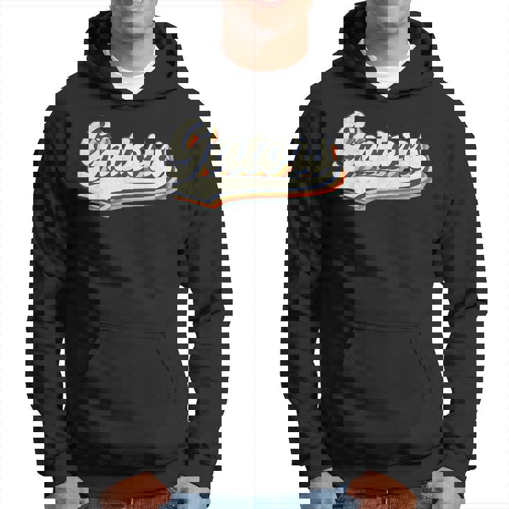 Gators Name Personalized Vintage Retro Gators Sport Name Hoodie