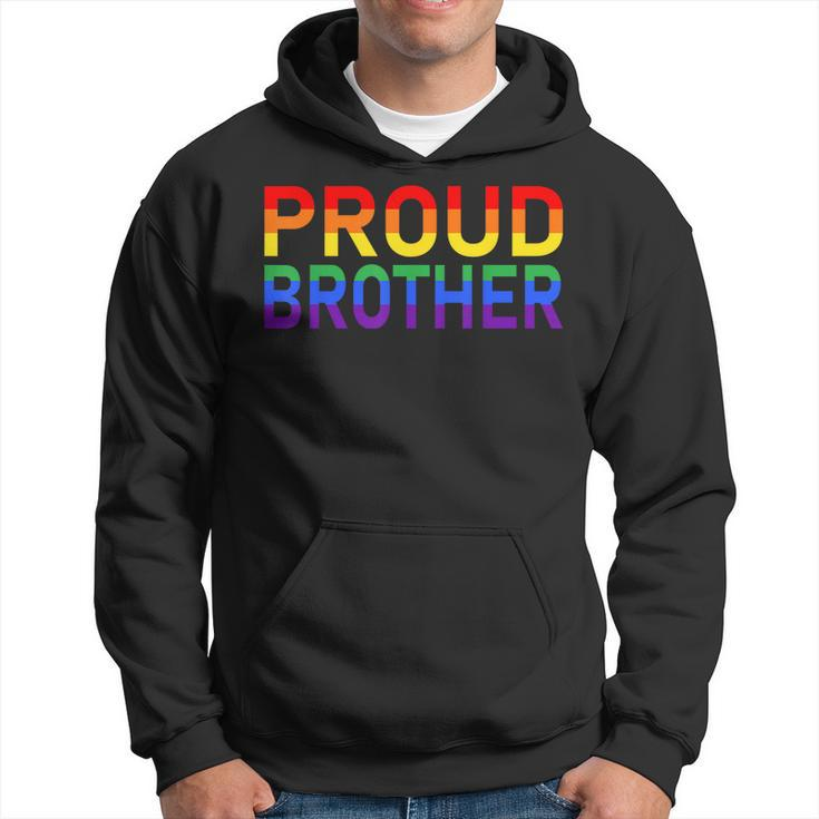 Gay Pride Lgbtqia Proud Brother Lgbt Parent Pride Brother  Hoodie
