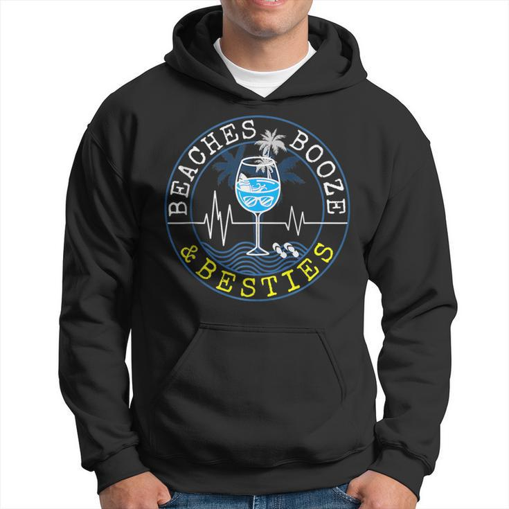 Girls Trip 2024 Florida Jamaica Beaches Booze And Besties Girls Trip Funny Designs Funny Gifts Hoodie