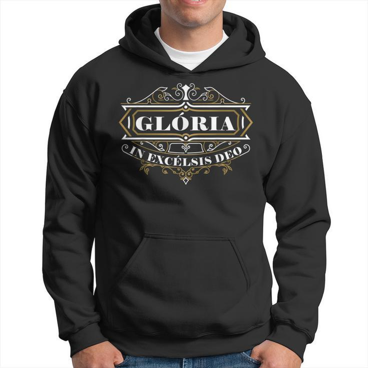 Gloria In Excelsis Deo Christmas Traditional Latin Mass Hoodie