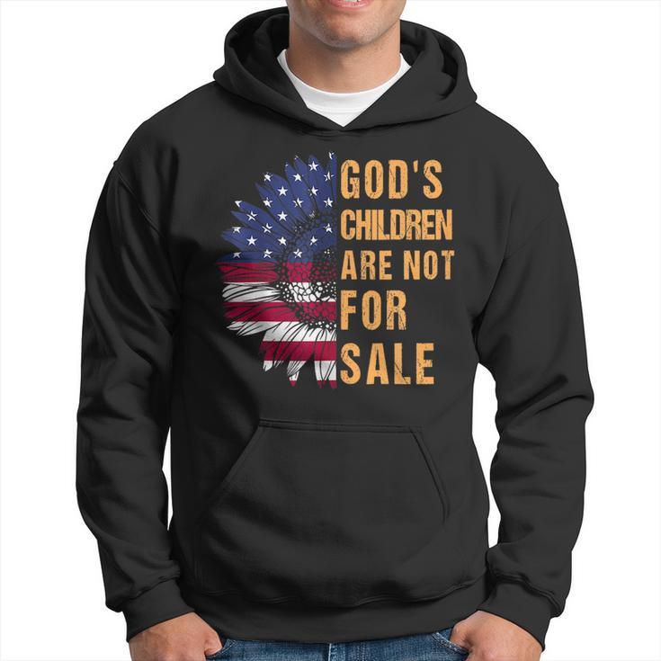 Gods Children Are Not For Sale Funny Political  Hoodie