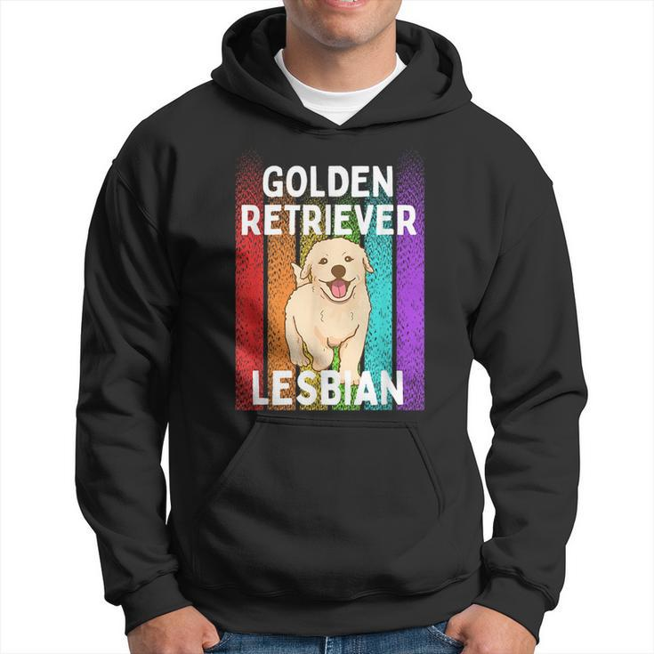Golden Retriever Lesbian  Hoodie