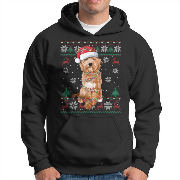 Goldendoodle Christmas Ugly Sweater Dog Lover Xmas Hoodie