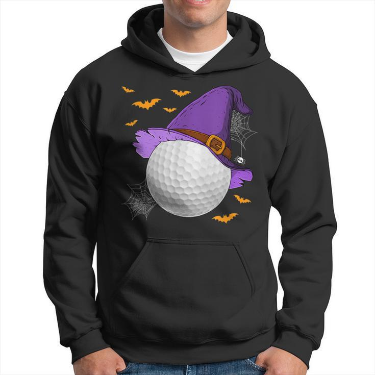 Golf Ball Witch Hat Pumpkin Spooky Halloween Costume Hoodie