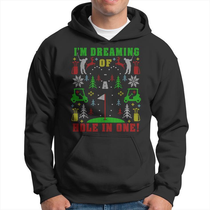 Golfing Golf Lover Ugly Christmas Sweater Party Hoodie