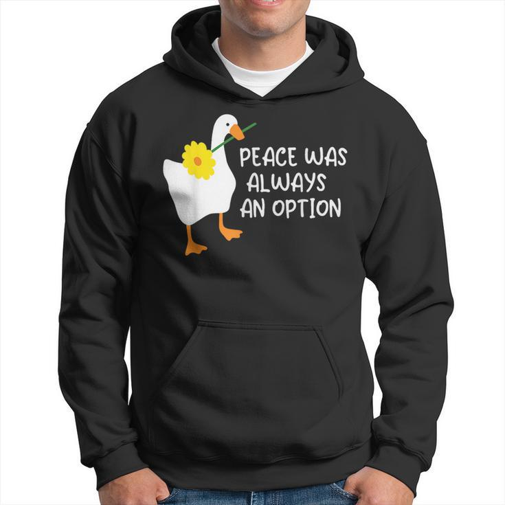 Goose I Choose Peace Hoodie