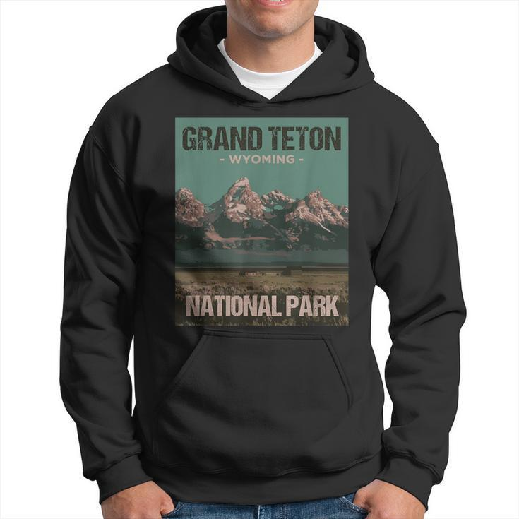 Grand Teton National Park Wyoming Poster Hoodie
