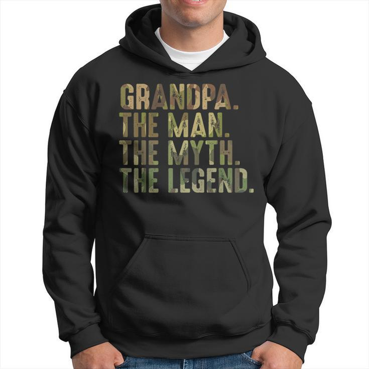 Grandpa  From Grandchildren Men Grandpa Myth Legend  Hoodie