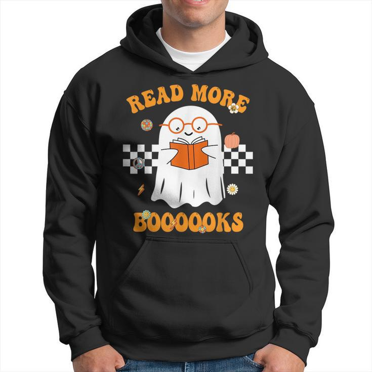 Groovy Halloween Read More Books Cute Boo Read A Book Halloween Funny Gifts Hoodie