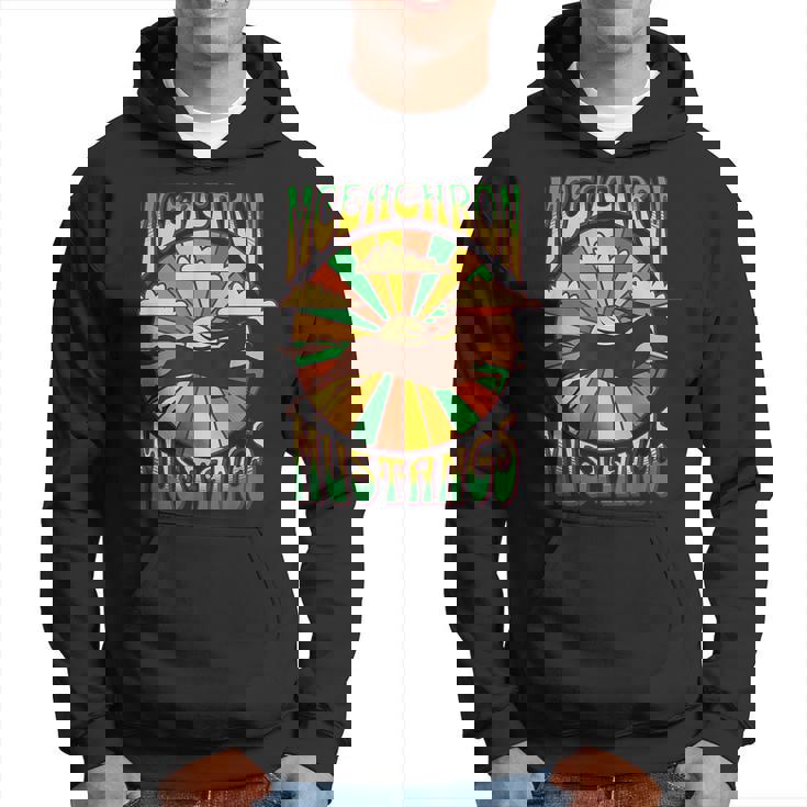 Groovy Hippie Style Mceachron Elementary Mustangs  Hoodie