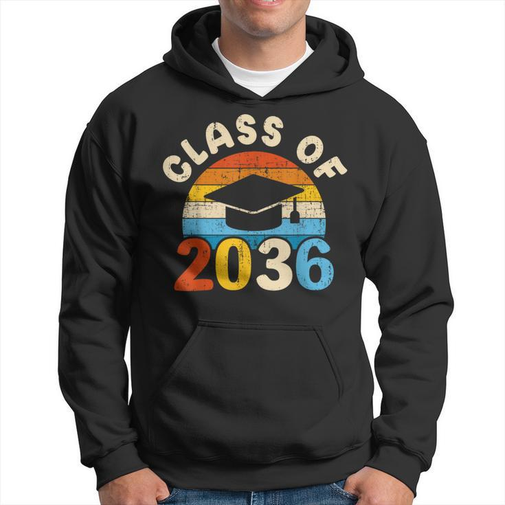 Grow With Me Class Of 2036 Vintage Graduation Preschool  Hoodie