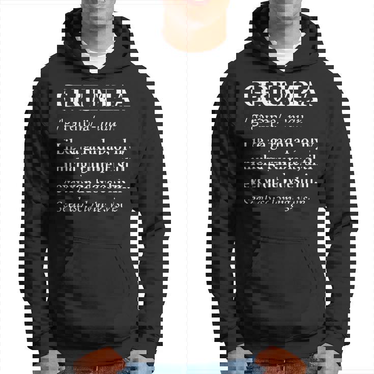 Grumpa Definition - Funny Grandpa  Hoodie