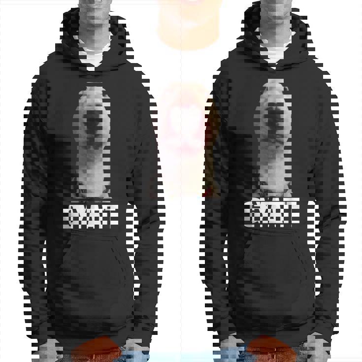 Gyatt Meme Damn Trend Reaction Cringe Gyatt Hoodie