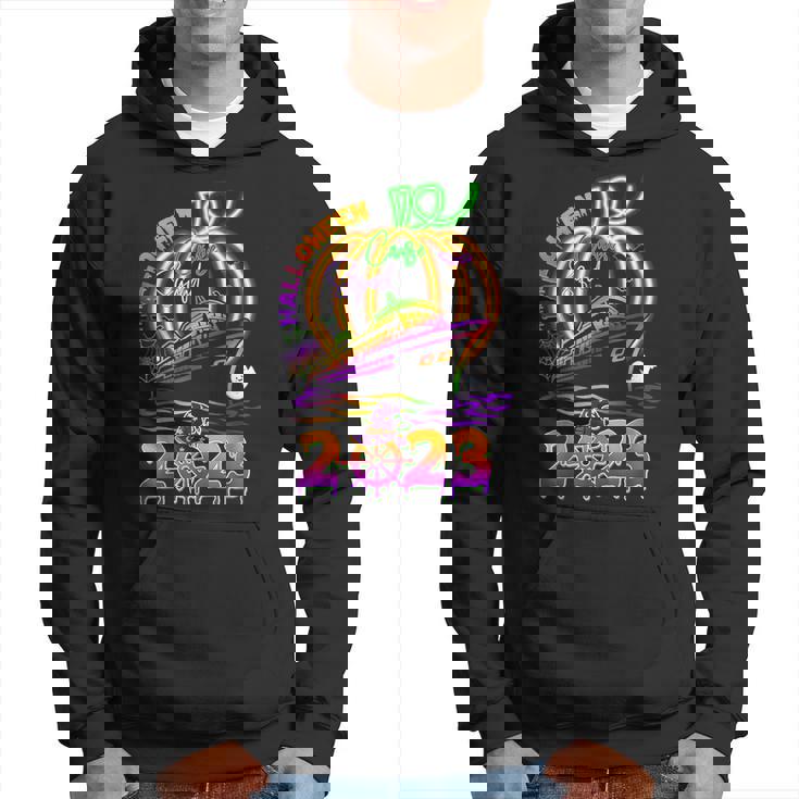 Halloween Cruise Squad 2023 Pumpkin Family Hoodie