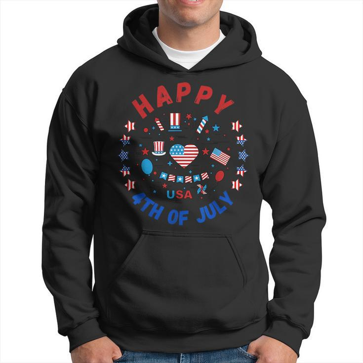 Happy 4Th Of July 2023 Usa Flag Happy Independence Day 2023 Usa Funny Gifts Hoodie