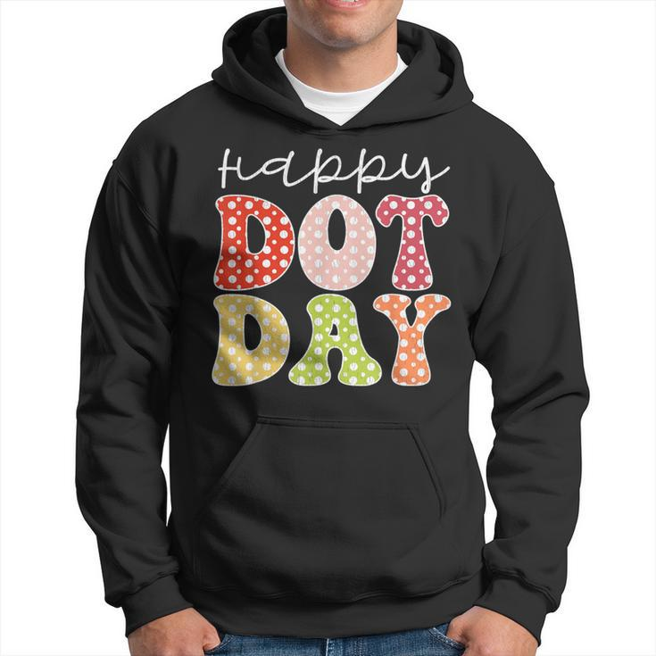 Happy Dot Day 2023 Colorful Pastel International Dot Day Hoodie