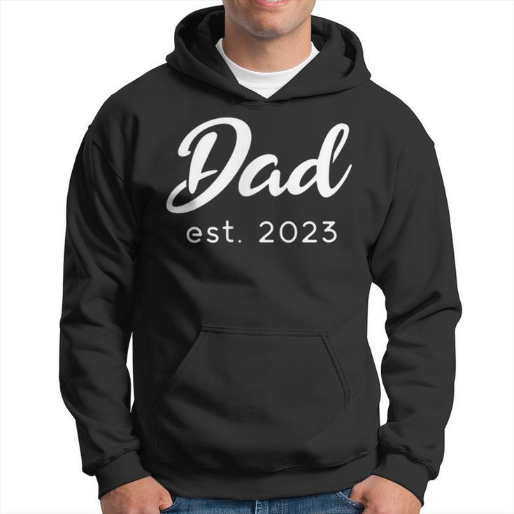 Happy Father’S Day New Dad Est 2023 Baby Announcement  Hoodie