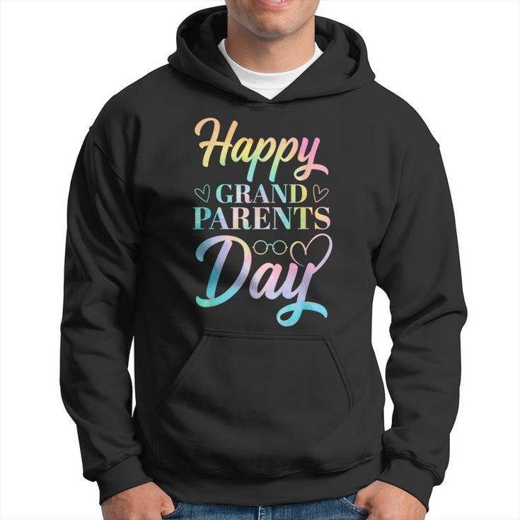 Happy Grandparents Day Tie Dye Hoodie