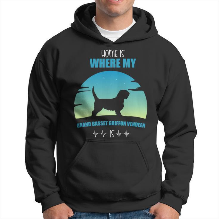 Home Is Where My Grand Basset Griffon Vendeen Is Hoodie