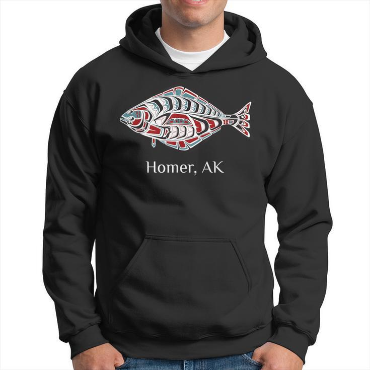 Homer Alaska Native American Halibut Fishermen Hoodie