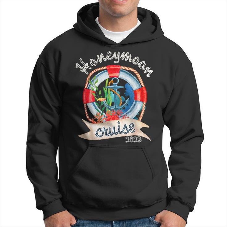 Honeymoon Cruise For Couples 2023 Just Married  Hoodie