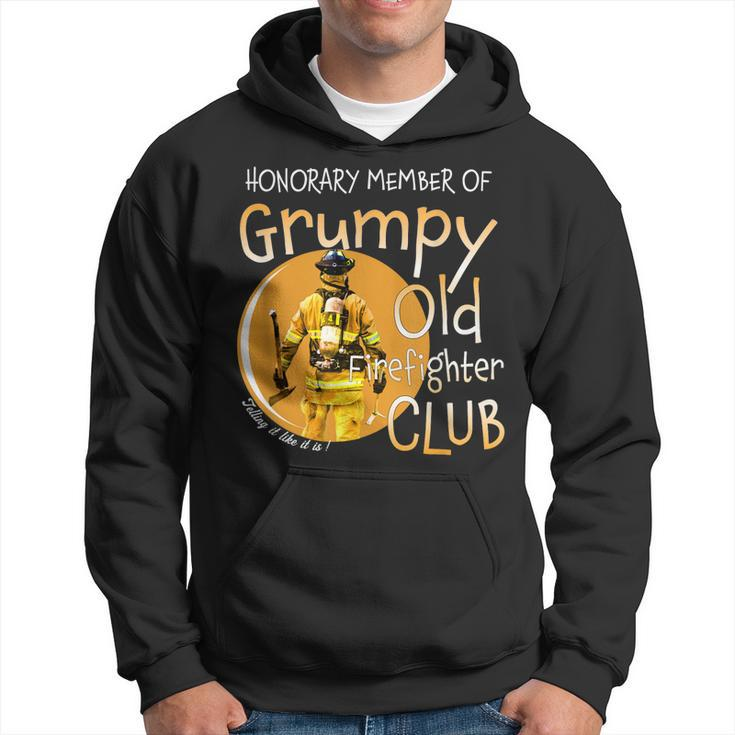 Honorary Member Of Grumpy Old Firefighter Club Fireman  Gift For Mens Hoodie