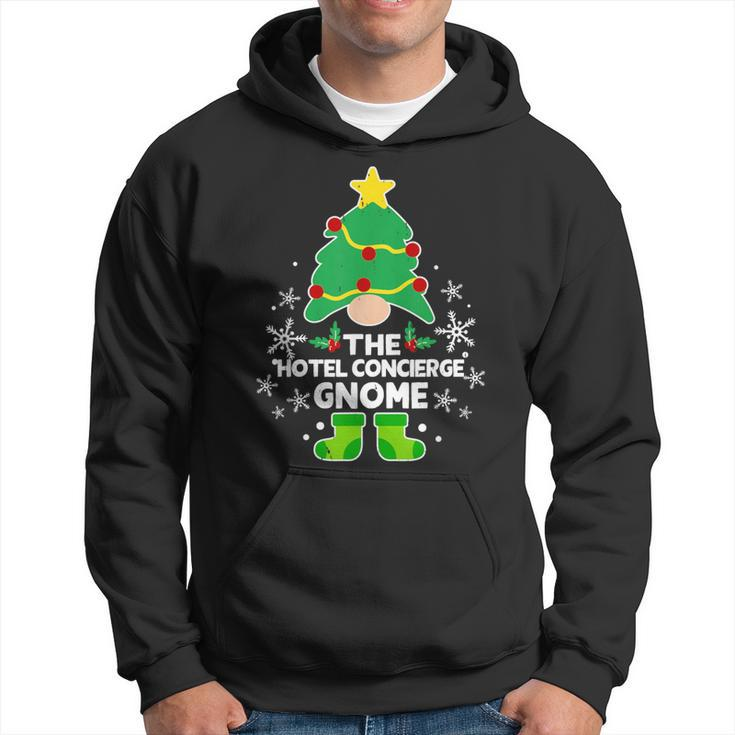 Hotel Concierge Gnome Xmas Family Holiday Christmas Matching Hoodie