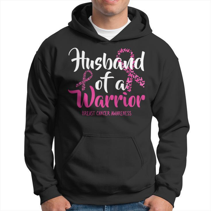 Husband Of A Warrior Breast Cancer Awareness Month Support Hoodie