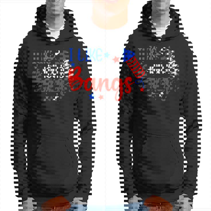 I Like How He Bang Funny 4Th Of July Matching Couple Hoodie