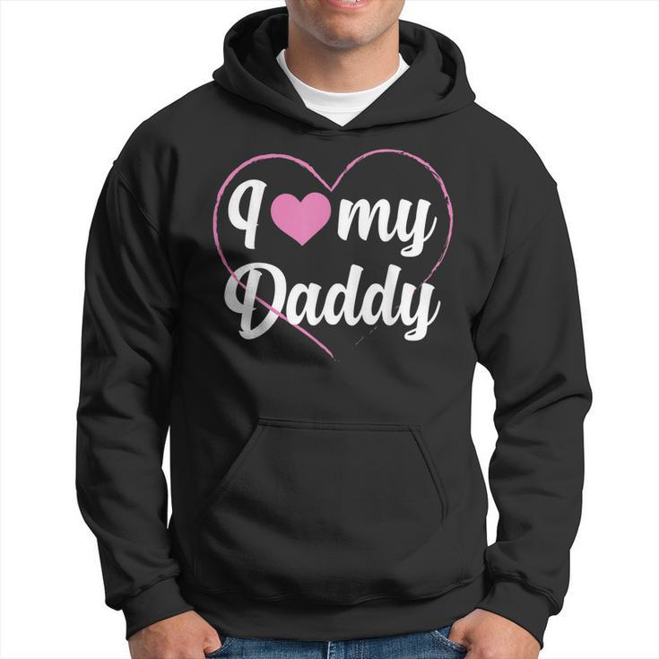 I Love My Daddy Heart Father Papa Pappi Dad  Hoodie