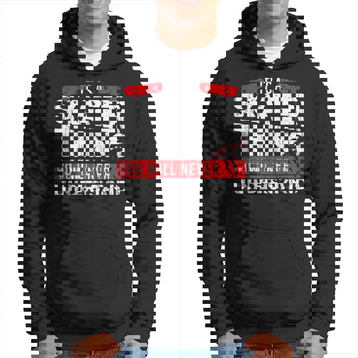 I Spend More Time In Hospital Than Skating Skateboard Skater Hoodie