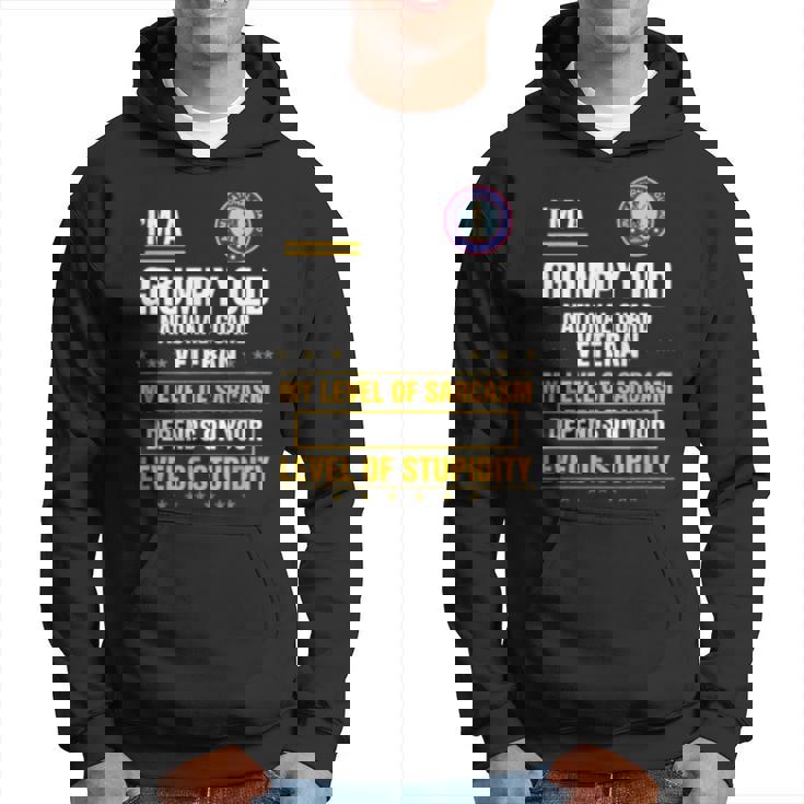 Im A Grumpy Old National Guard Veteran Hoodie | Mazezy