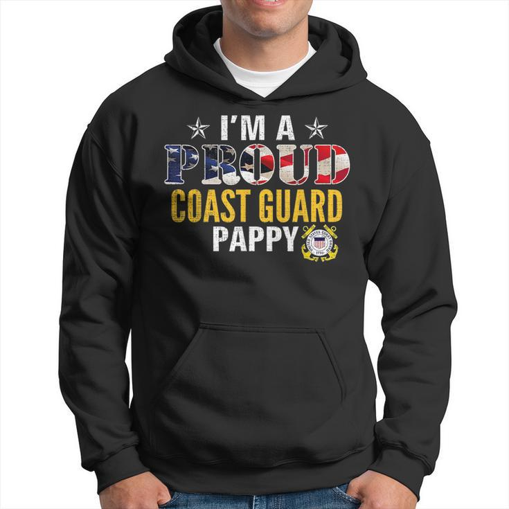 Im A Proud Coast Guard Pappy American Flag Gift For Veteran Veteran Funny Gifts Hoodie