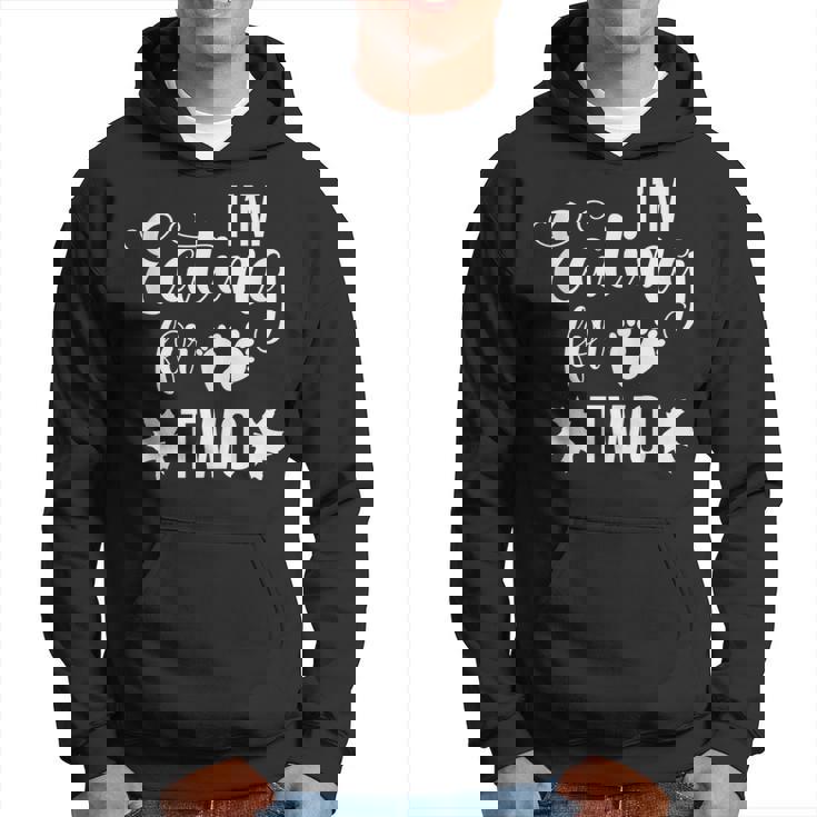 Im Eating For Two Funny Thanksgiving Gender Reveal Hoodie