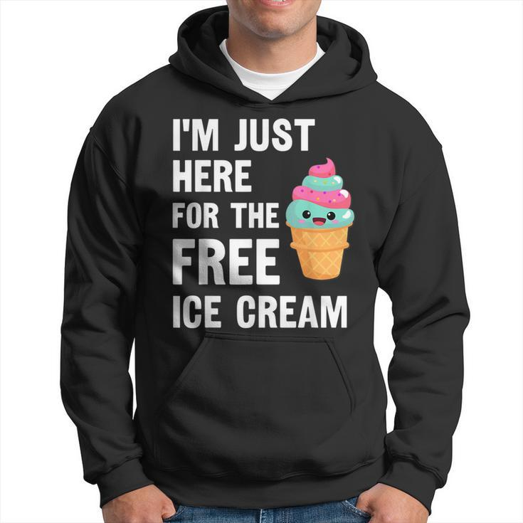 I'm Just Here For The Free Ice Cream Cruise 2023 Hoodie
