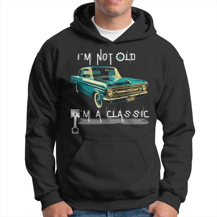 I'm Not Old I'm Classic Dad Retro Colour Vintage Muscle Car Hoodie