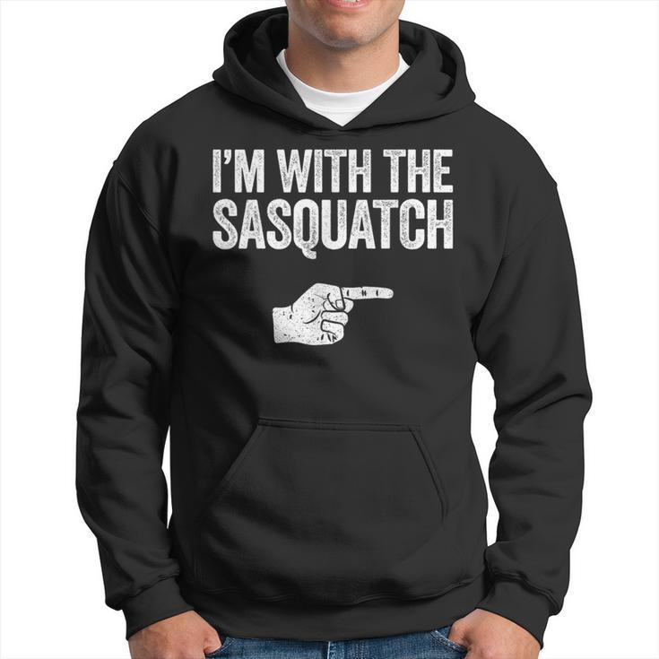 I'm With The Sasquatch Matching Sasquatch Hoodie