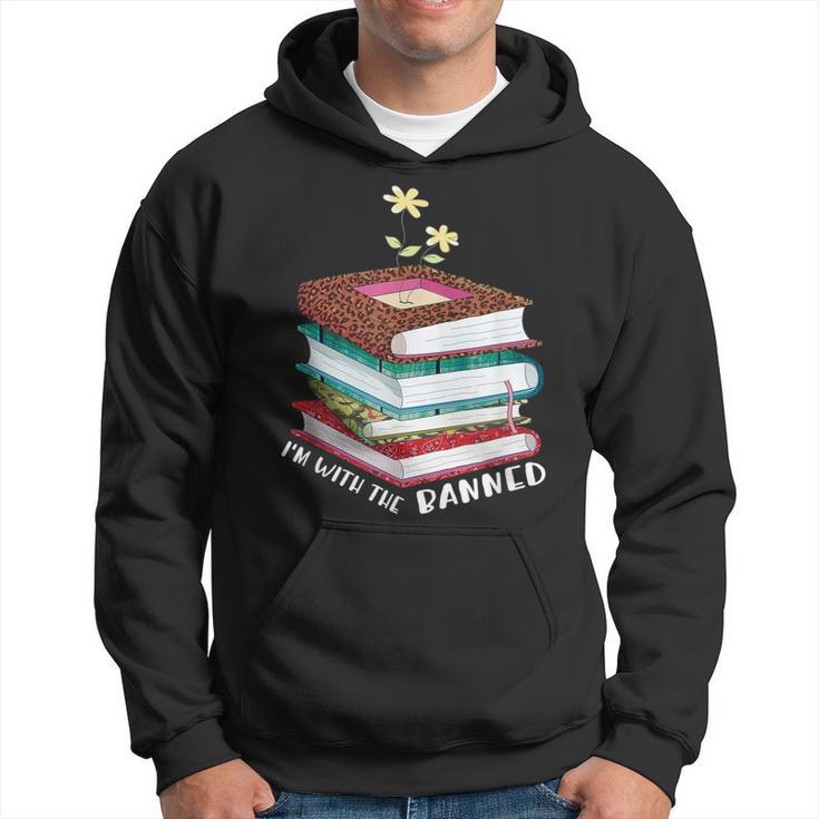 Im With The Banned Books I Read Banned Reader Books Lovers Hoodie