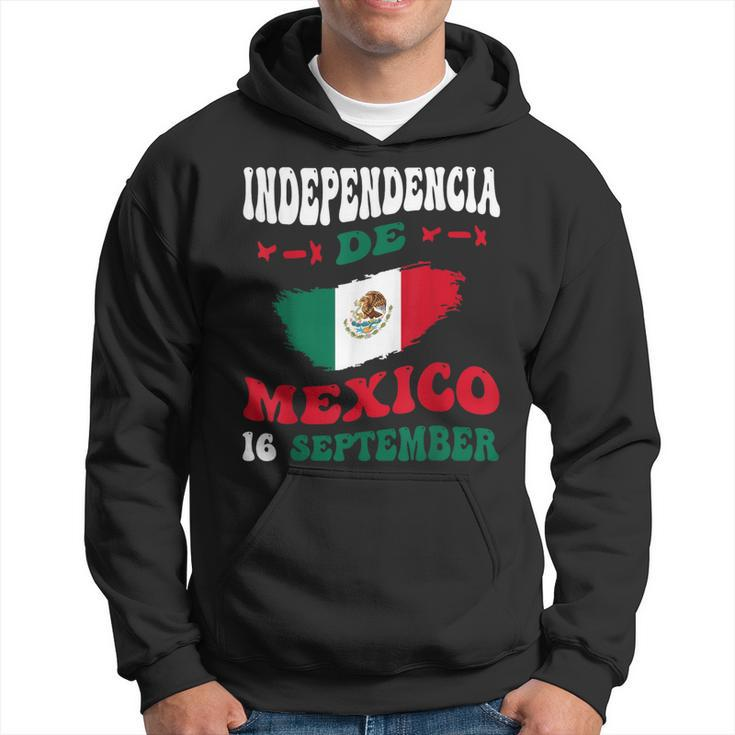 Independencia De Mexico Flag Pride Mexican Independence Day Hoodie