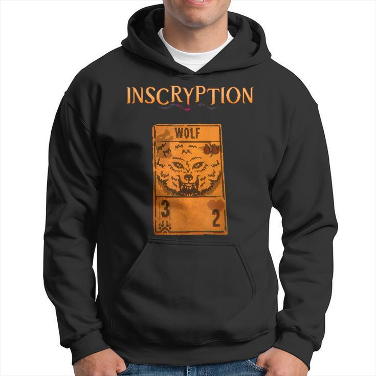 Inscryption Psychological Wolf Card Game Halloween Scary Halloween Hoodie