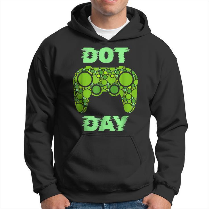 International Dot Day Video Game Lover Boys Polka Dot Gamer Hoodie